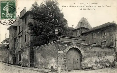 Ak Gentilly Val de Marne, Vieux Manoir