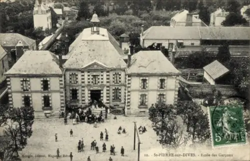 Ak St. Pierre sur Dives Calvados, École des Garcons