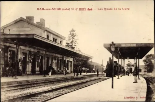 Ak Bar sur Aube Aube, Les Quais de la Gare