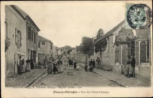 Ak Fleury Mérogis Essonne, Rue des Petits Champs