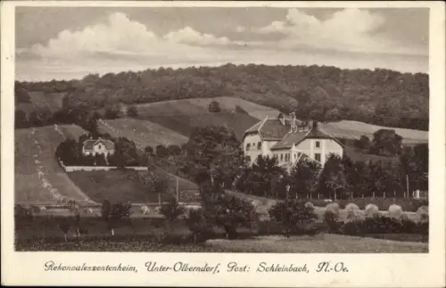 Ak Unter Olberndorf Kreischa Sachsen, Rekonvaleszentenheim