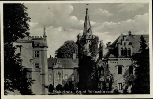 Ak Friedrichroda im Thüringer Wald, Schloss Reinhardsbrunn