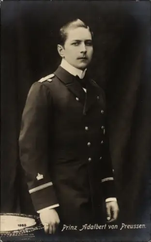 Ak Prinz Adalbert von Preußen in Uniform, Portrait in Uniform