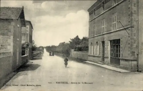 Ak Nanteuil Deux Sevres, Route de St. Maixent