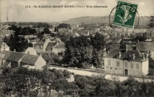 Ak Saint Amand Montrond Cher, Vue générale