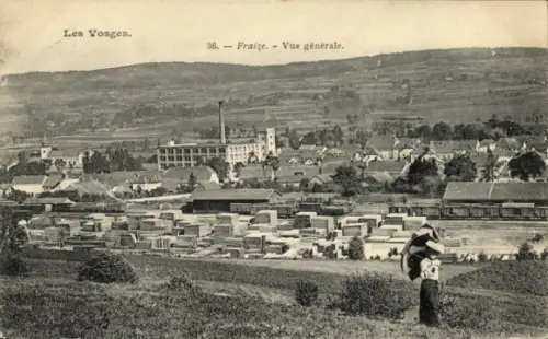 Ak Fraize Vosges, Les Vosges,  allgemeine Ansicht, Landschaft, Gebäude, Lager