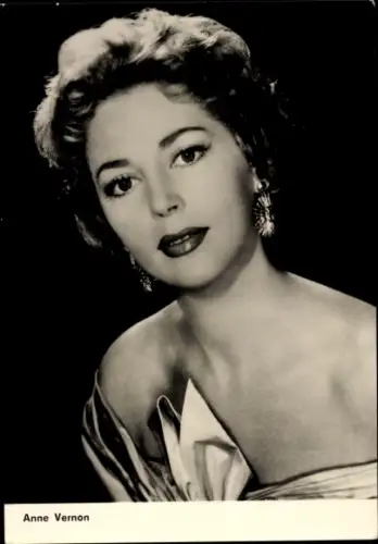 Ak Schauspielerin Anne Vernon, Das Fräulein von Scuderi, DEFA Film, Portrait