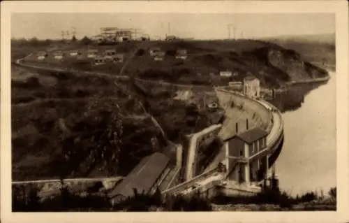 Ak Eguzon Indre, Transformatoren am Eguzon-Staudamm