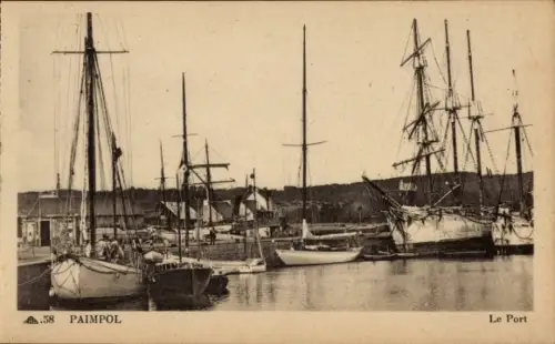 Ak Paimpol Côtes d’Armor, Hafen