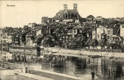 Ak Verdun Meuse, Gesamtansicht