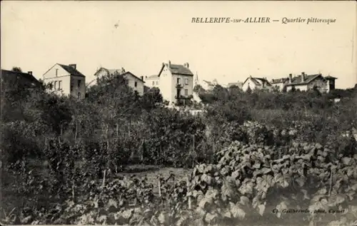 Ak Bellerive sur Allier en Allier, Quartier pittoresque