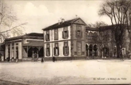 Ak Setif Algerien, Rathaus