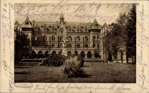 Ak Hautmont Nord, Lazarett