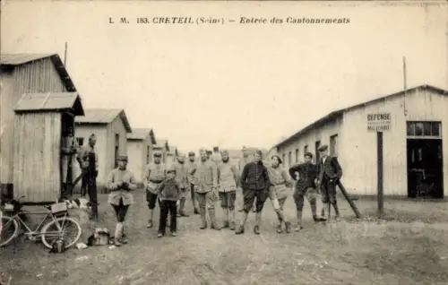 Ak Créteil Val-de-Marne, Entrée des Cantonnements