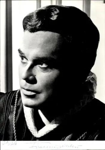 Foto Kammersänger Dietrich Fischer Dieskau, Portrait, Autogramm