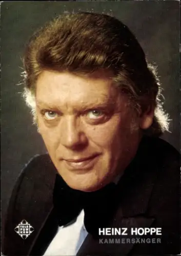Autogrammkarte Kammersänger Heinz Hoppe, Portrait, Autogramm