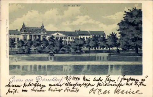 Litho Düsseldorf am Rhein, Hofgarten