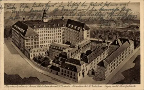 Ak München, Hauptmutterhaus der Armen Schulschwestern, Unterer Anger