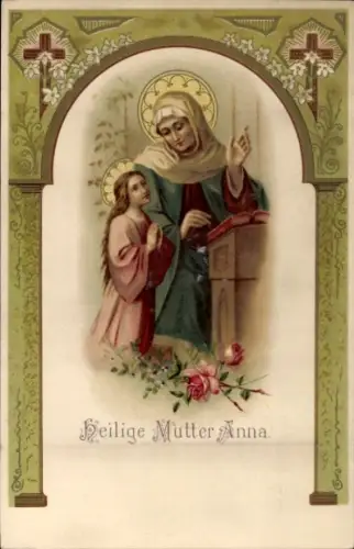 Litho Heilige Mutter Anna, Maria