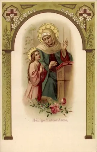 Litho Heilige Mutter Anna, Maria