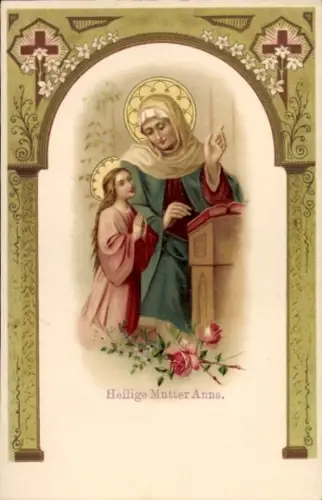 Litho Heilige Mutter Anna, Maria