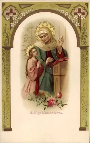 Litho Heilige Mutter Anna, Maria