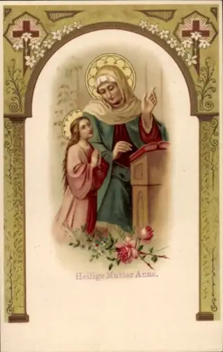 Litho Heilige Mutter Anna, Maria