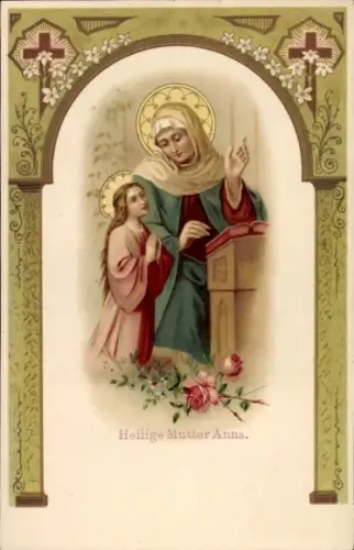 Litho Heilige Mutter Anna, Maria