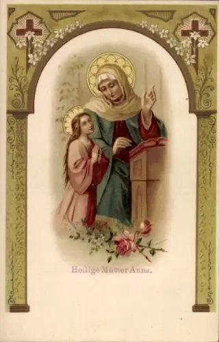 Litho Heilige Mutter Anna, Maria