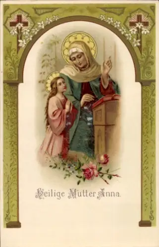 Litho Heilige Mutter Anna, Maria