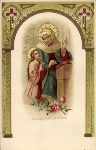 Litho Heilige Mutter Anna, Maria