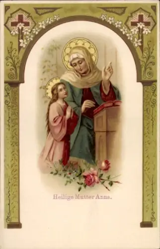 Litho Heilige Mutter Anna, Maria