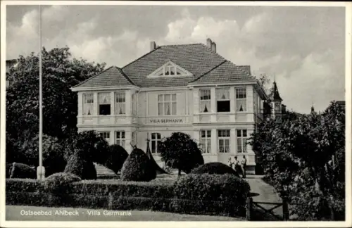 Ak Ostseebad Ahlbeck Heringsdorf auf Usedom, Villa Germania, Prinzenstraße 6