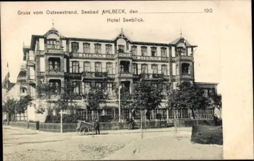 Ak Ostseebad Ahlbeck auf Usedom, Hotel Seeblick