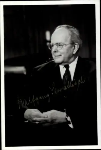 Foto Dirigent Wolfgang Sawallisch, Portrait, Autogramm