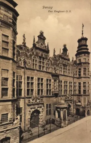 Ak Gdańsk Danzig, Zeughaus