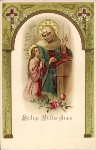 Litho Heilige Mutter Anna, Maria