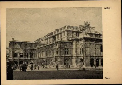 Ak Wien 1 Innere Stadt, Oper