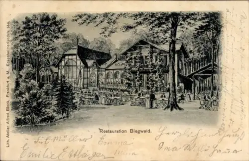 Litho Frankfurt am Main, Restaurant Biegwald