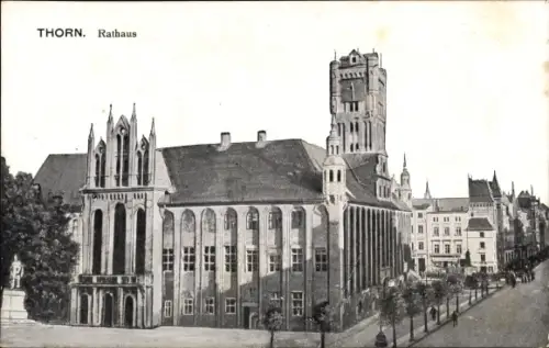 Ak Toruń Thorn Westpreußen, Rathaus