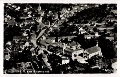 Ak Berten Berthen Nord, Luftaufnahme