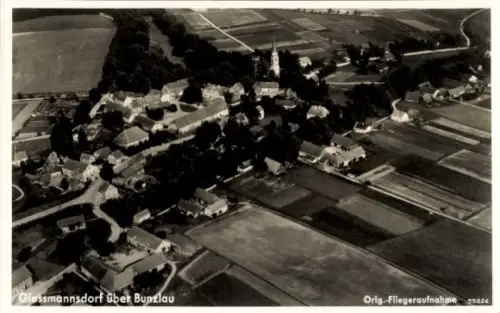 Ak Gościeszowice Gościszowice Giessmannsdorf Gießmannsdorf Kreis Sprottau Niederschlesien, Luftau
