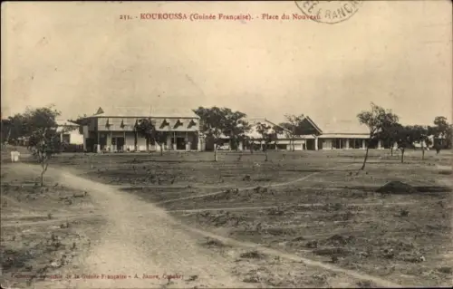 Ak Kouroussa Guinea, Place du Nouveau