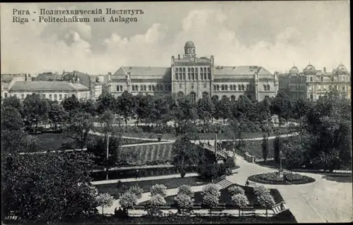 Ak Riga Lettland, Politechnikum mit Anlagen
