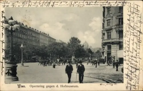Ak Wien 1 Innere Stadt, Opernring, Hofmuseum