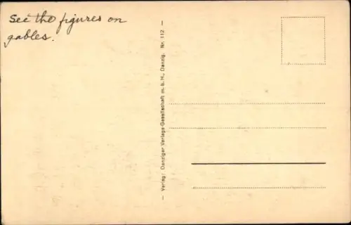 Ak Gdańsk Danzig, Langgasse mit Rathaus