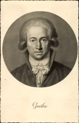 Ak Johann Wolfgang Goethe, Porträt