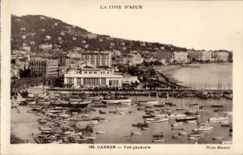 Ak Cannes Alpes Maritimes, Gesamtansicht