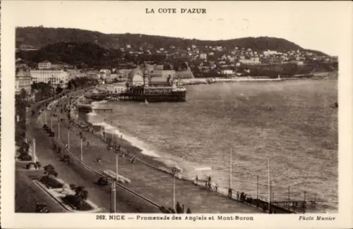Ak Nice Nizza Alpes Maritimes, Promenade, Stadt