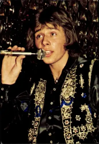 Autogrammkarte Sänger Benny, Portrait, Autogramm